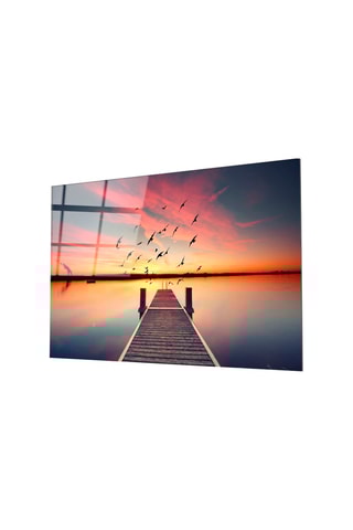 Tableau en verre trempé Dock 