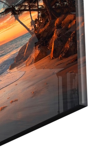 Tableau en verre trempé Palm Trees 