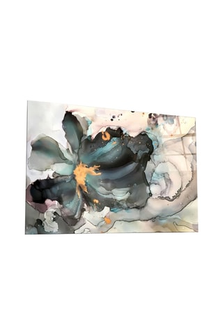 Tableau en verre trempé Marble Flower 