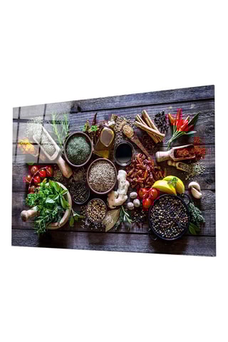 Tableau en verre trempé Epices