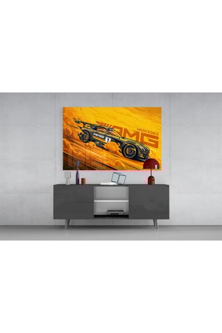 Tableau en verre trempé AMG's Fire 
