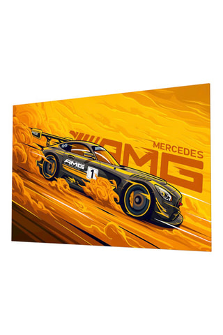 Tableau en verre trempé AMG's Fire 