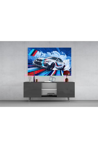 Tableau en verre trempé BMW M2 Dance of Speed 