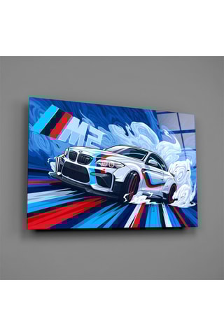 Tableau en verre trempé BMW M2 Dance of Speed 