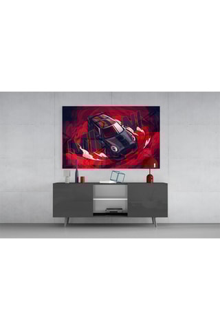 Tableau en verre trempé Mini Vortex of Speed 