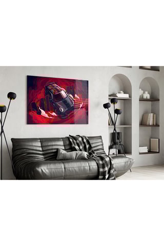 Tableau en verre trempé Mini Vortex of Speed 