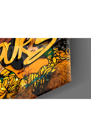 Tableau en verre trempé Owner of the World Urban Billionaire 