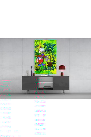 Tableau en verre trempé Scrooge McDuck The Golden Throne 