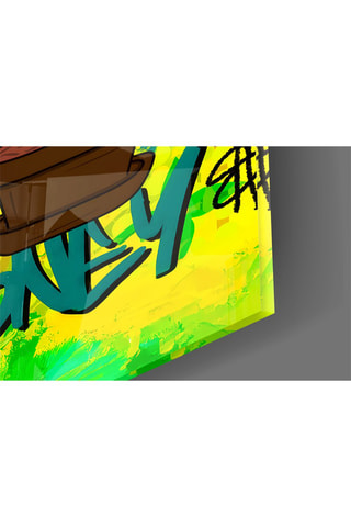 Tableau en verre trempé Scrooge McDuck The Golden Throne 