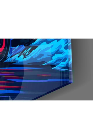 Tableau en verre trempé Subaru BRZ Blue 