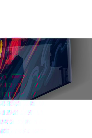 Tableau en verre trempé The Rhythm of the Track Porsche 911 