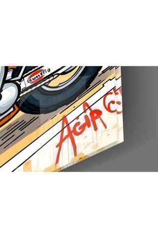 Tableau en verre trempé Biker Homer 