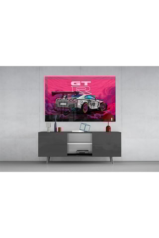 Tableau en verre trempé GT-R Pink 