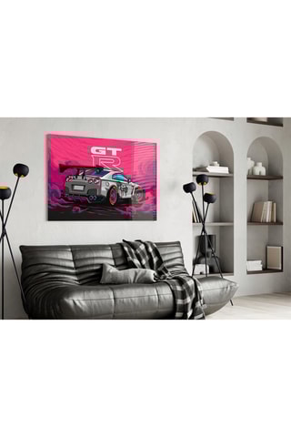 Tableau en verre trempé GT-R Pink 