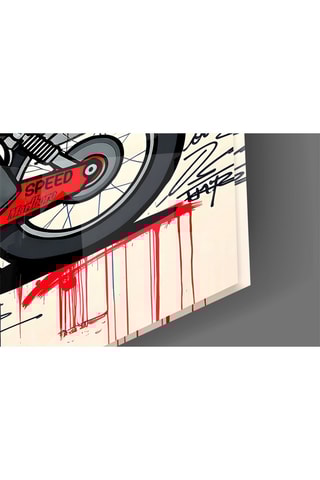 Tableau en verre trempé Homer's Street Art 