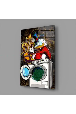 Tableau en verre trempé Scrooge's Money Laundering 