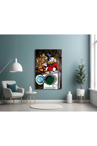 Tableau en verre trempé Scrooge's Money Laundering 