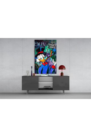 Tableau en verre trempé The Luxury Rebel Scrooge 