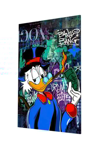 Tableau en verre trempé The Luxury Rebel Scrooge 