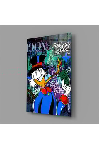 Tableau en verre trempé The Luxury Rebel Scrooge 