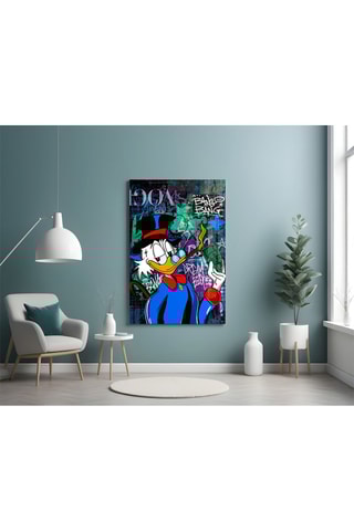 Tableau en verre trempé The Luxury Rebel Scrooge 