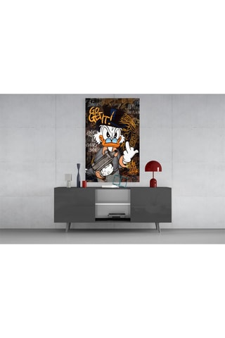 Tableau en verre trempé The Rebel Face of Scrooge 