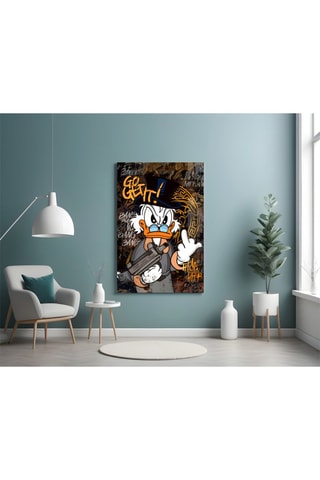 Tableau en verre trempé The Rebel Face of Scrooge 