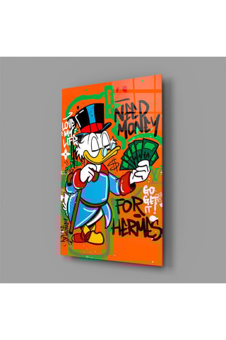 Tableau en verre trempé Hermes' Scrooge 