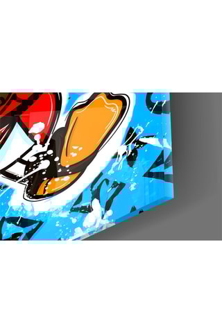 Tableau en verre trempé Scrooge's Money Rain 