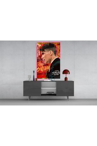 Tableau en verre trempé Tommy Shelby The Ruleless 