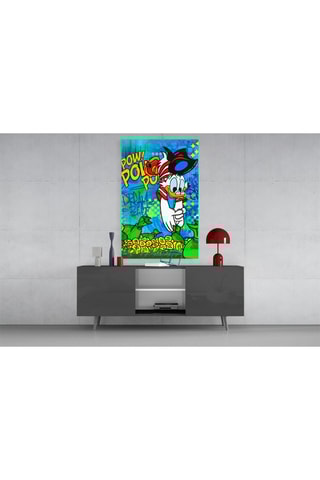 Tableau en verre trempé Donald the Money Man Glass 