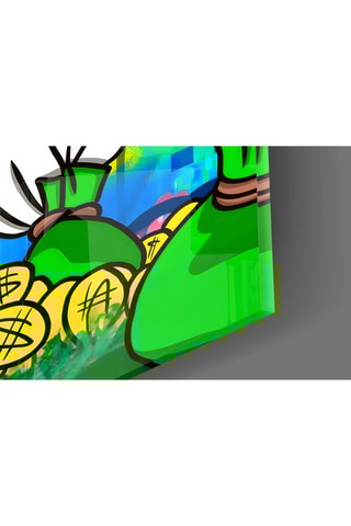 Tableau en verre trempé Donald the Money Man Glass 