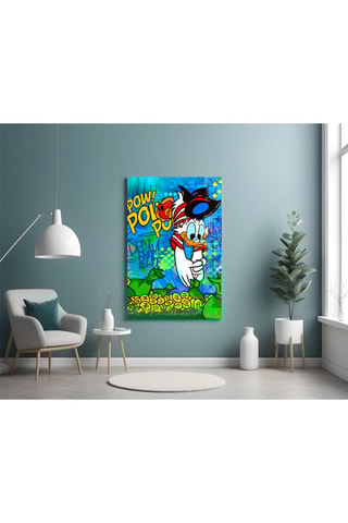 Tableau en verre trempé Donald the Money Man Glass 