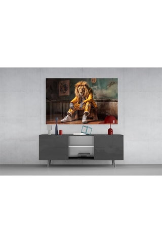 Tableau en verre trempé Yellow Jacket 