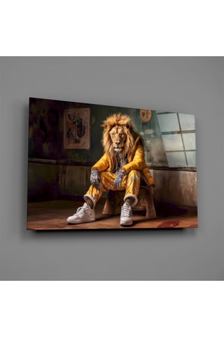 Tableau en verre trempé Yellow Jacket 