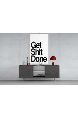 Tableau en verre trempé Get Shit 