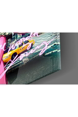 Tableau en verre trempé The Pink Panther 