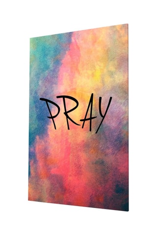 Tableau en verre trempé Pray