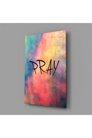 Tableau en verre trempé Pray