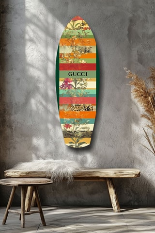 Décoration murale en verre trempé Fashion Mood - Vert foncé