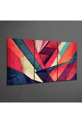 Triptyque en verre trempé Shaped