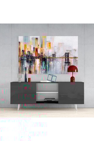 Tableau en verre trempé Ghost Town