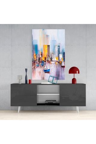 Tableau en verre trempé Abstract 