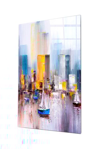 Tableau en verre trempé Abstract 