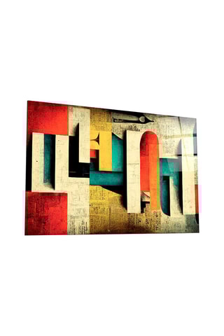 Tableau en verre trempé Language 