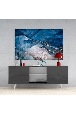 Tableau en verre trempé Abstract Depth 