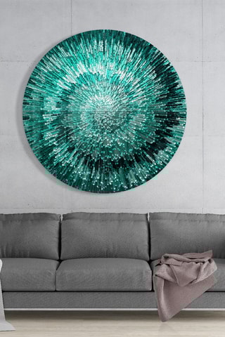 Tableau en verre trempé Spirale