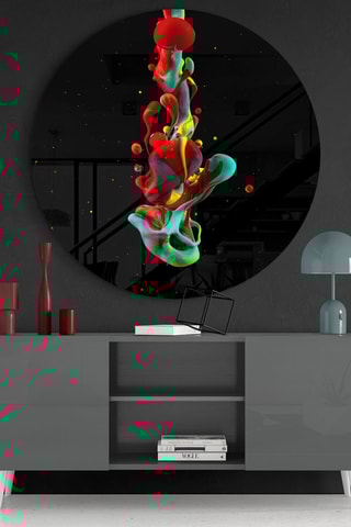 Tableau en verre trempé Art abstrait