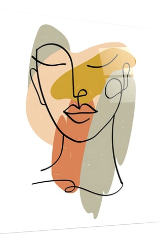 Tableau en verre trempé Abstract Lines 