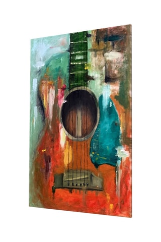 Tableau en verre trempé Guitar